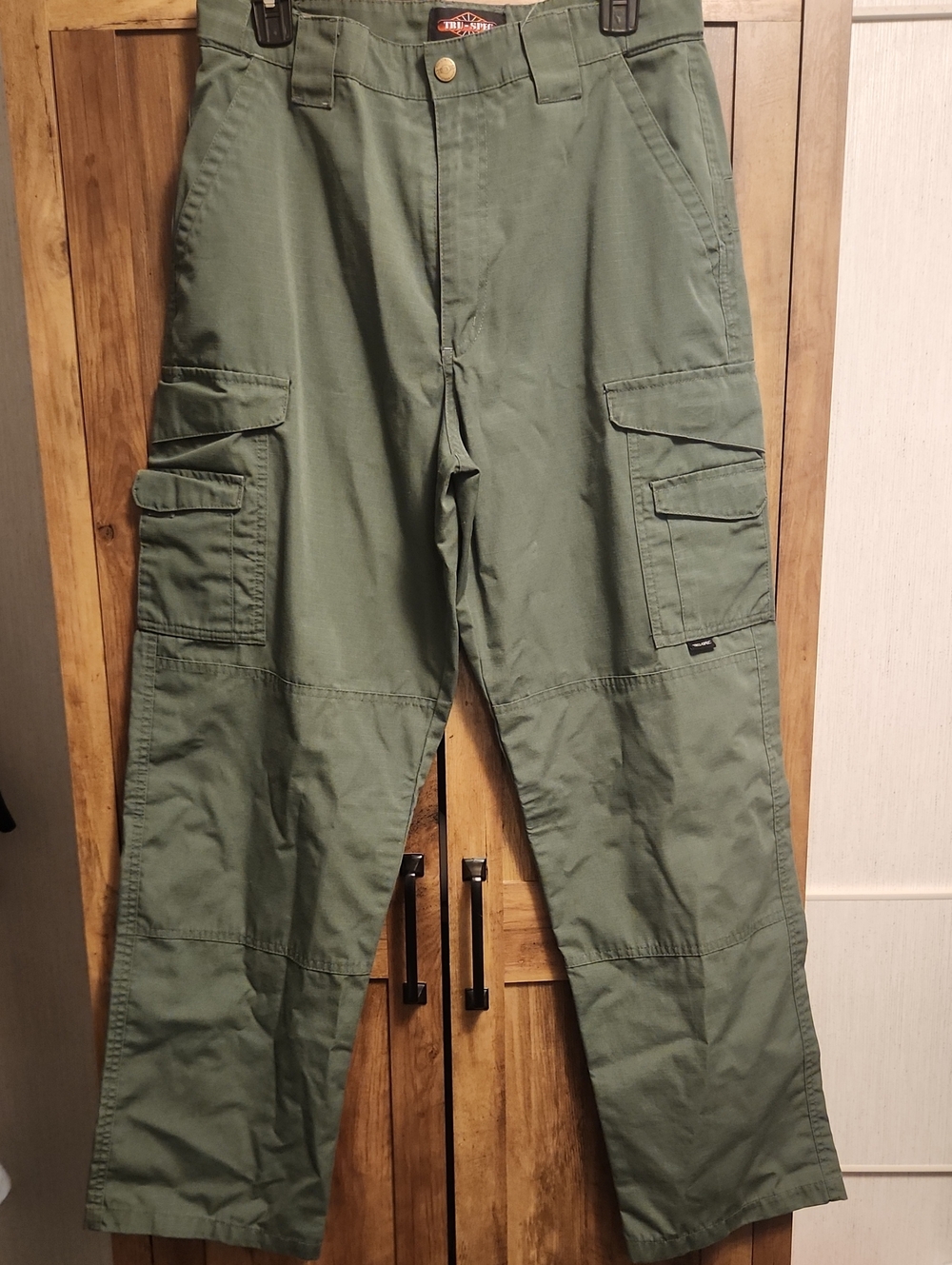 Tru-Spec Cargo Tactical Olive Green Pants W/Multi-Pocket Utility Work & Outdoor